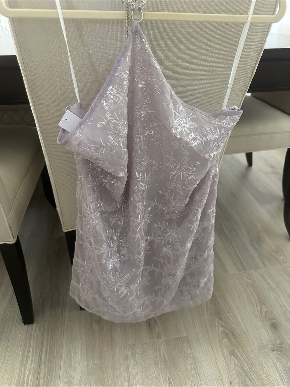 Dress in Light Lavender